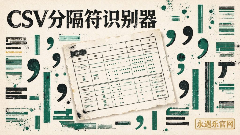 CSV分隔符识别器-永遇乐