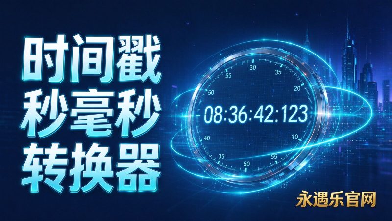 时间戳秒毫秒转换器:离线互转 Unix 秒、毫秒与日期时间|永遇乐官网