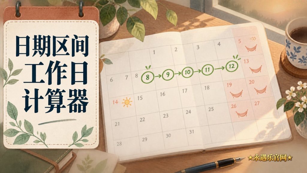 日期区间工作日计算器-永遇乐