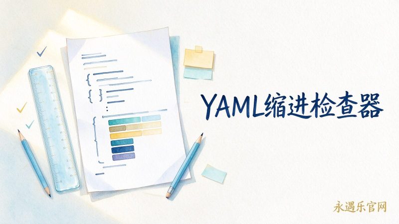 YAML缩进检查器:离线检查空格、制表符与层级跳级|永遇乐官网