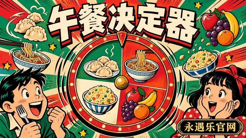 午餐决定器：今天吃什么随机帮你选 | 永遇乐