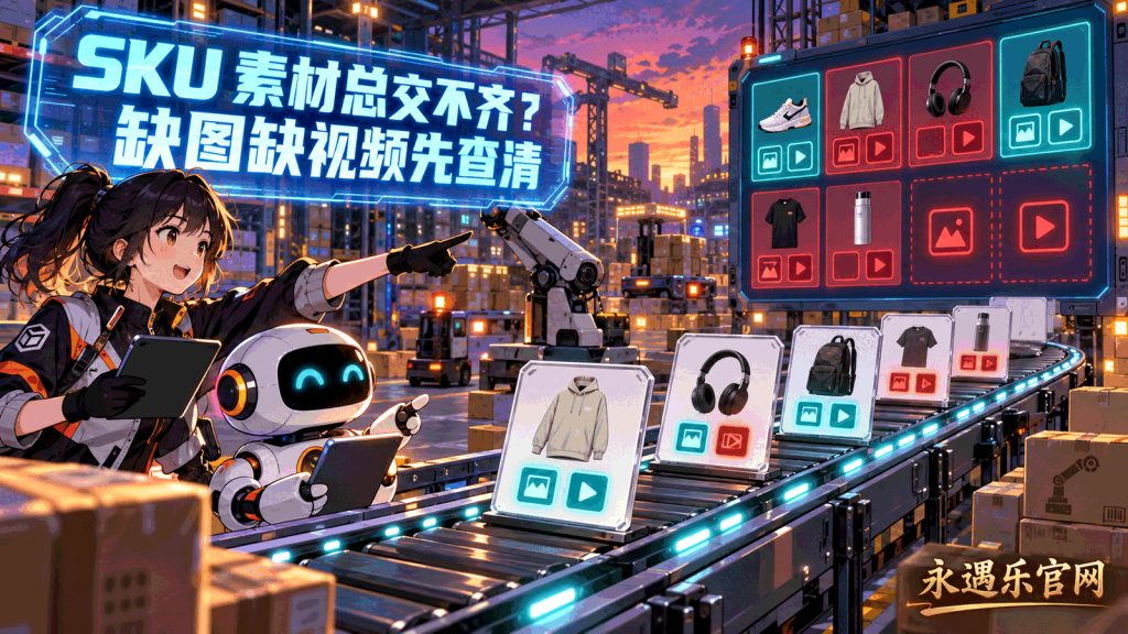 SKU 素材总交不齐？缺图缺视频先查清-永遇乐