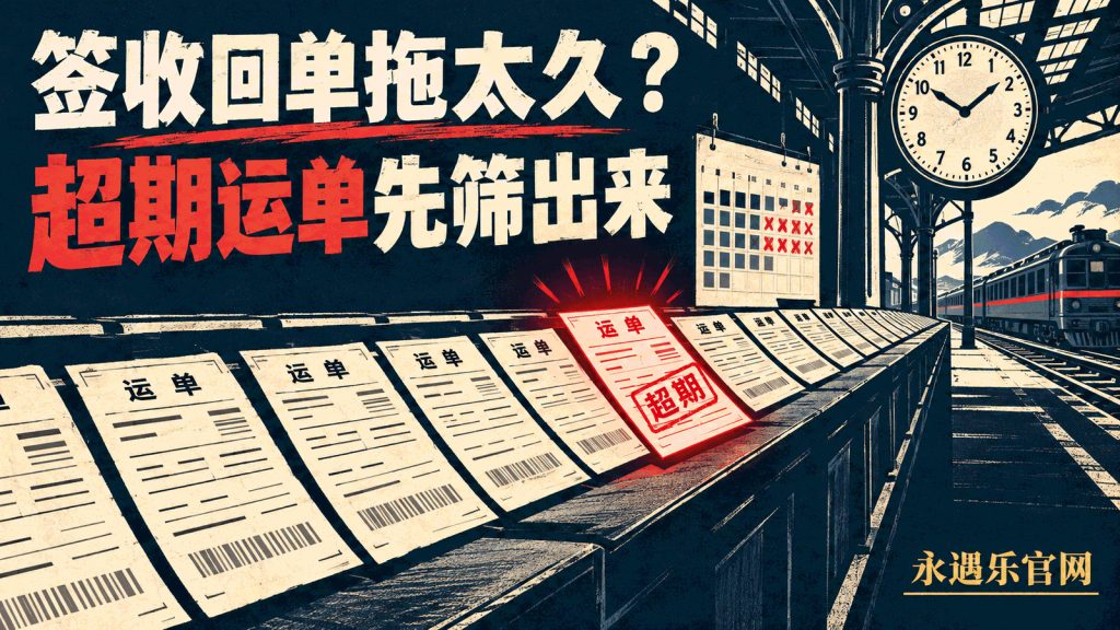 签收回单拖太久？超期运单先筛出来-永遇乐