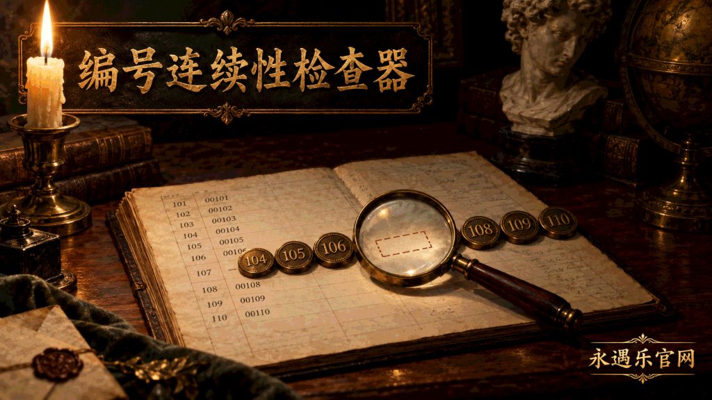 编号连续性检查器-永遇乐