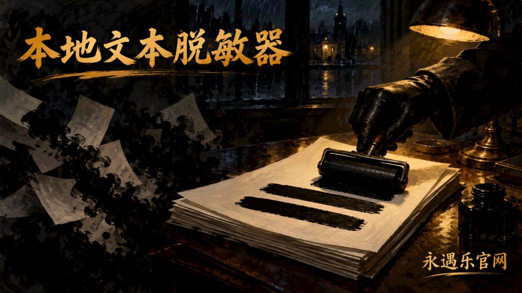 本地文本脱敏器-永遇乐