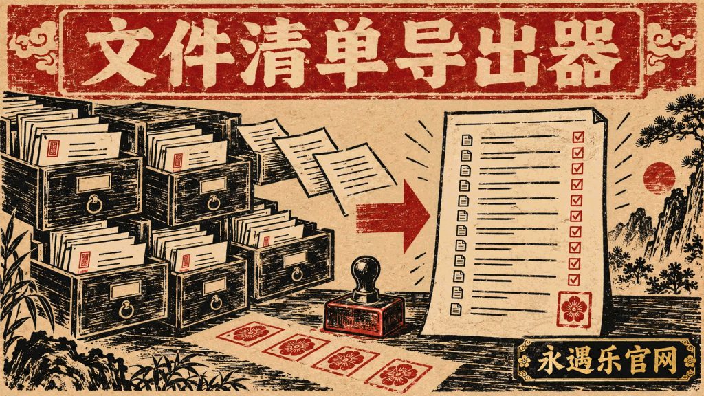 文件清单导出器-永遇乐