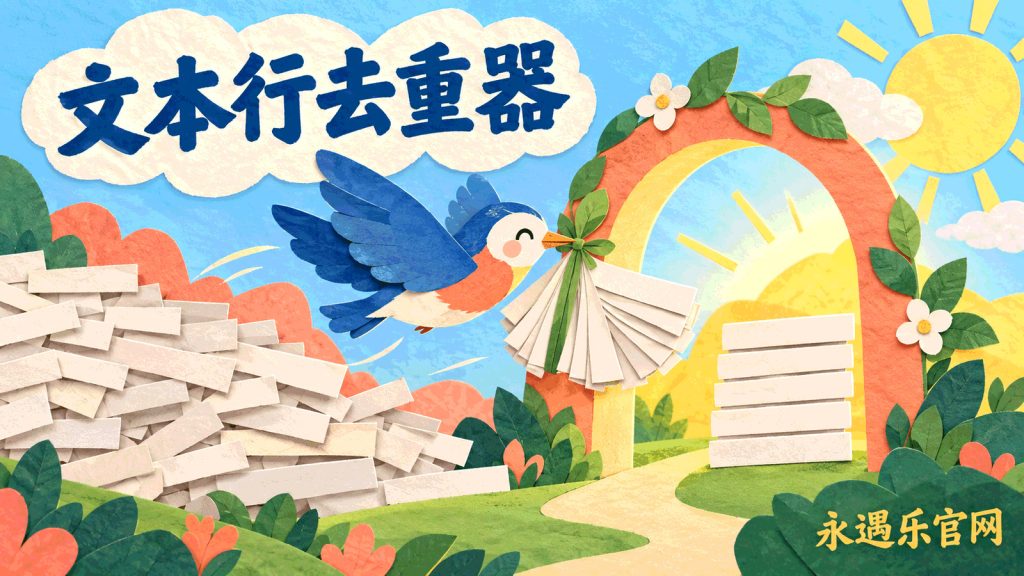 文本行去重器-永遇乐