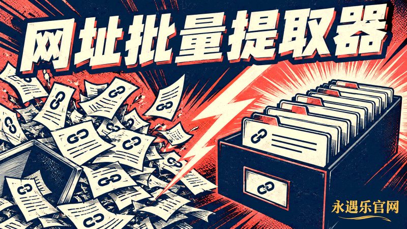 网址批量提取器:从文本中整理链接清单 | 永遇乐