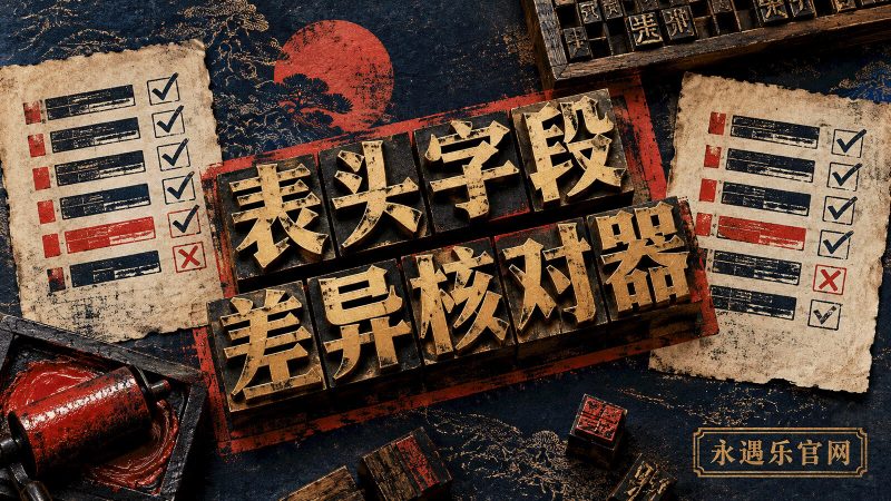 表头字段差异核对器:离线核对 CSV 字段差异|永遇乐