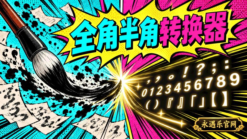 全角半角转换器:离线转换文本与标点|永遇乐
