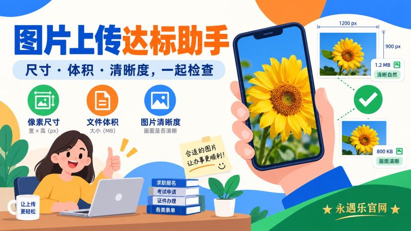 图片上传达标助手:本地检查尺寸与大小并生成JPG|永遇乐官网