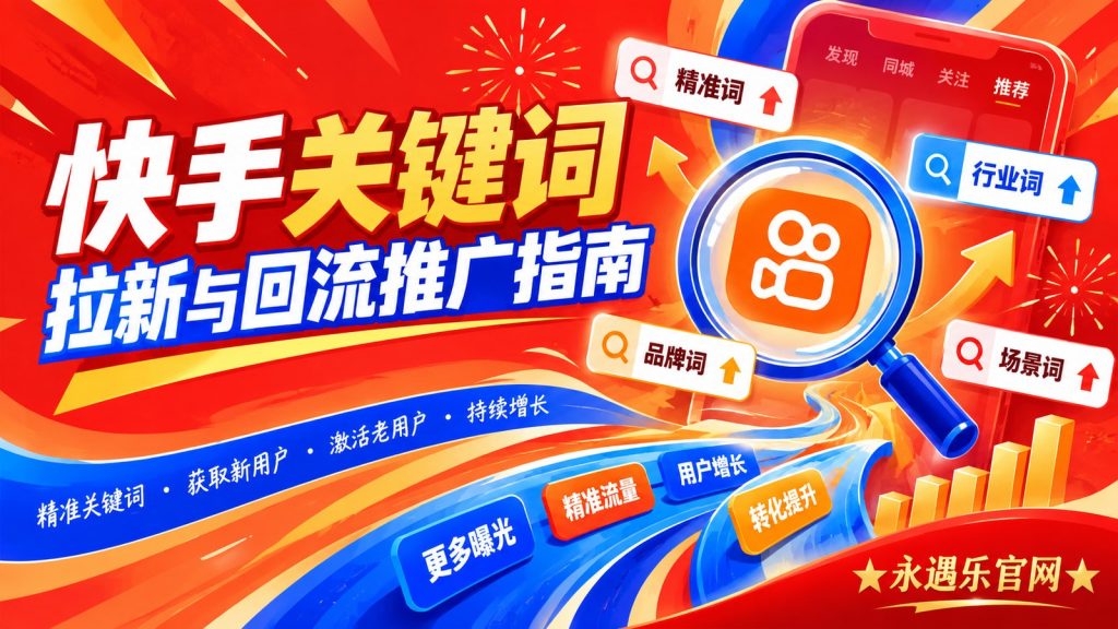 快手关键词拉新与回流推广指南-永遇乐