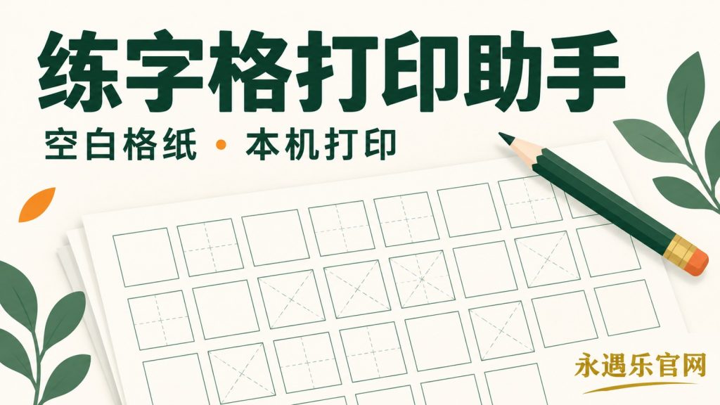 练字格打印助手-永遇乐