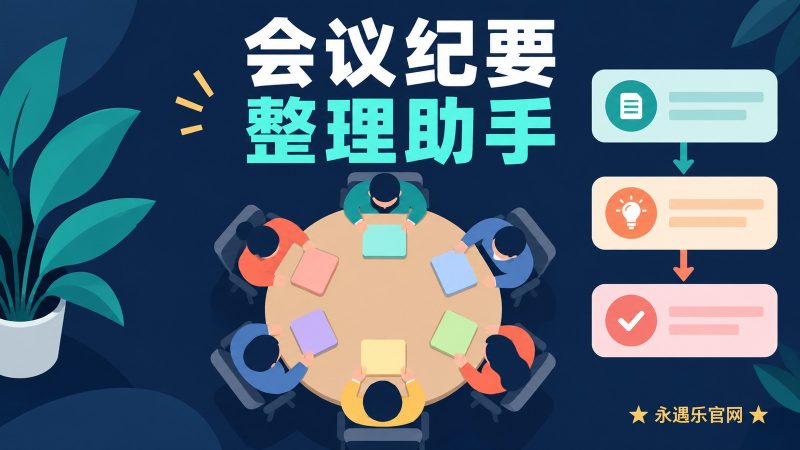 会议纪要整理助手:整理议题结论、负责人和截止日期|永遇乐官网