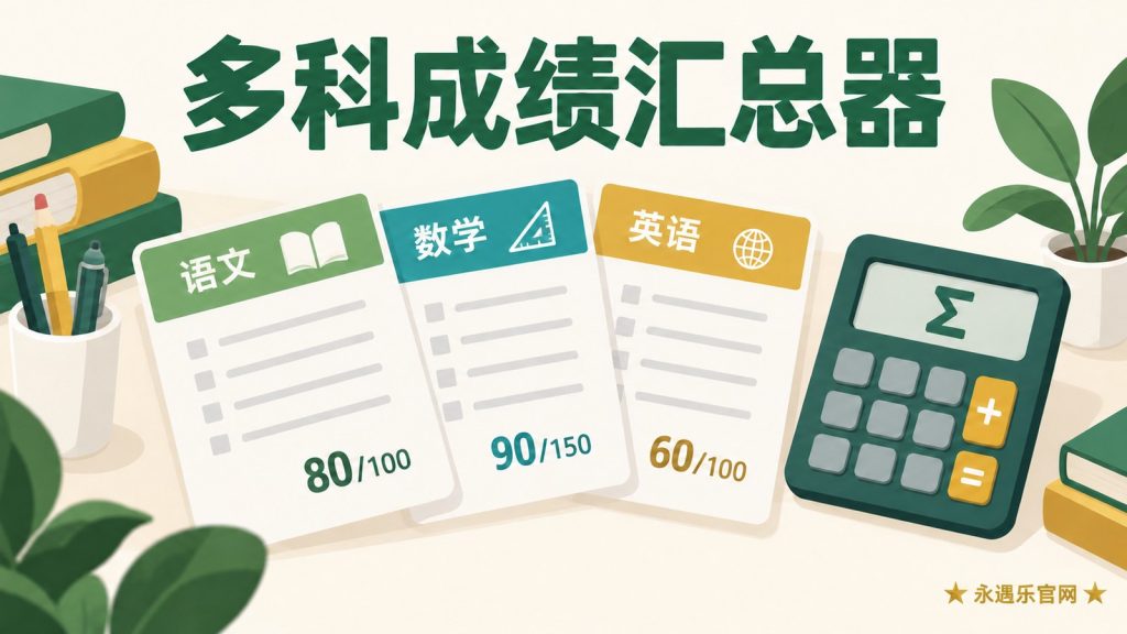 多科成绩汇总器-永遇乐
