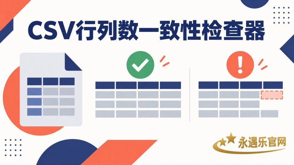 CSV行列数一致性检查器-永遇乐